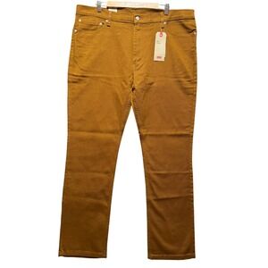 Levis 511 Jeans 42x32 Mens Brown Slim Fit Stretch Chutney Ochre Denim